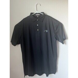 Peter Millar Polo Shirt Mens XL Orlando Magic Black Golf Summer Comfort